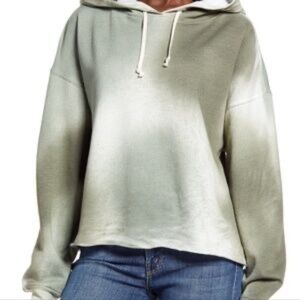 Treasure & Bond Women's Sage Green Ombre Hoodie